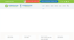 Desktop Screenshot of intermountainhealthandwellness.com